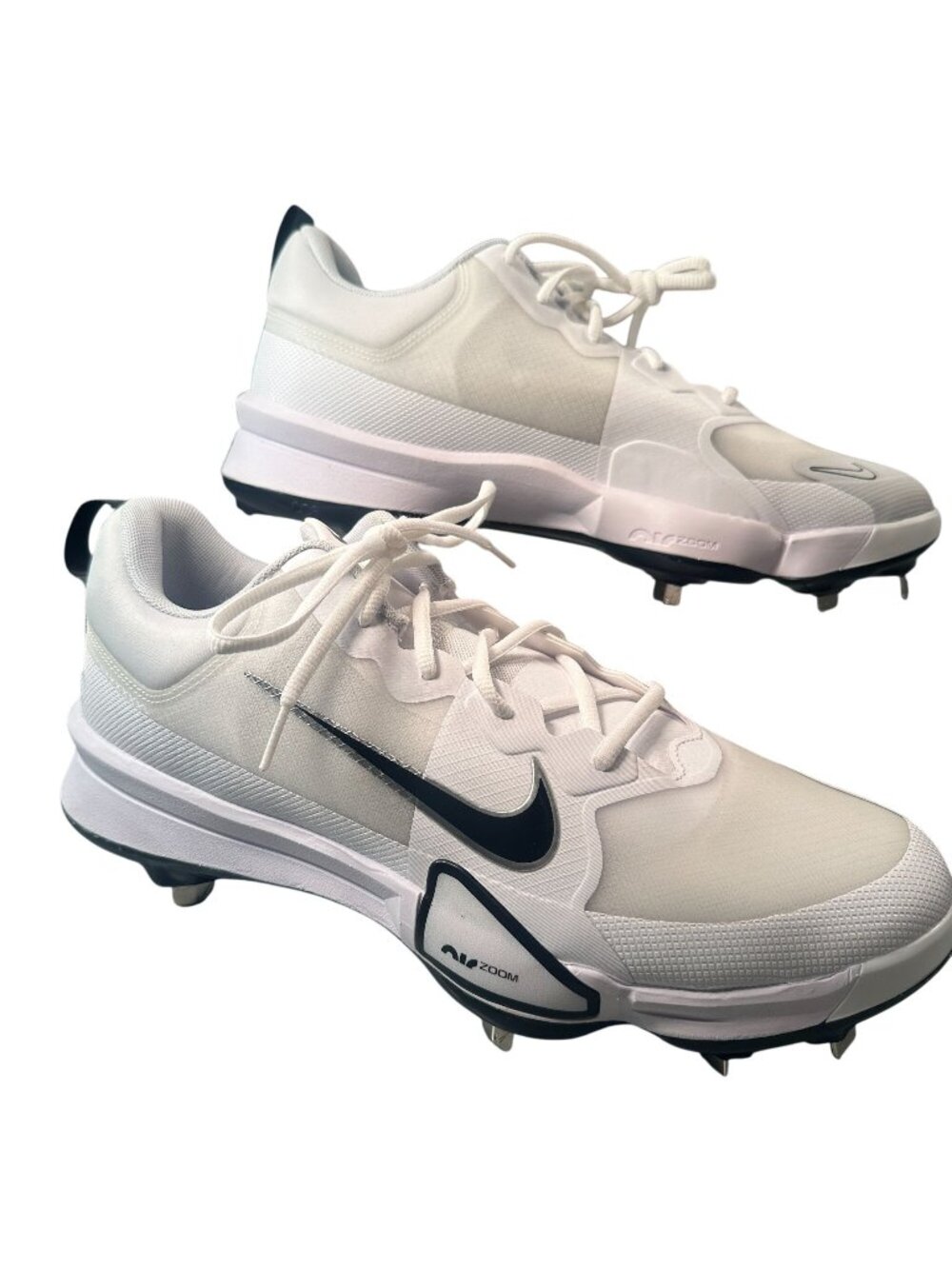 Nike Force Zoom Trout 9 Pro Baseball Metal Cleats Mens Platinum FB2907-102  13